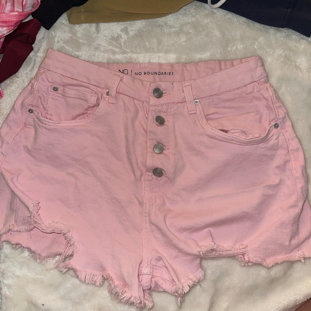 Pink Jean Shorts never worn